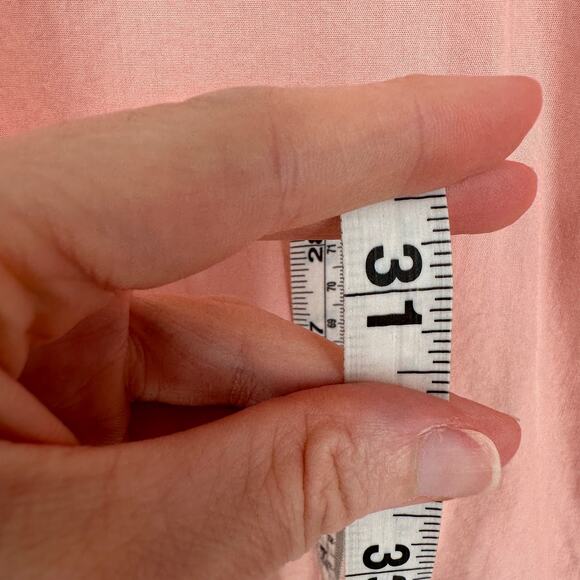 Free People Top Womens Small Pink Button Poplin Oversized Tunic Cotton Pastel - Picture 8 of 8